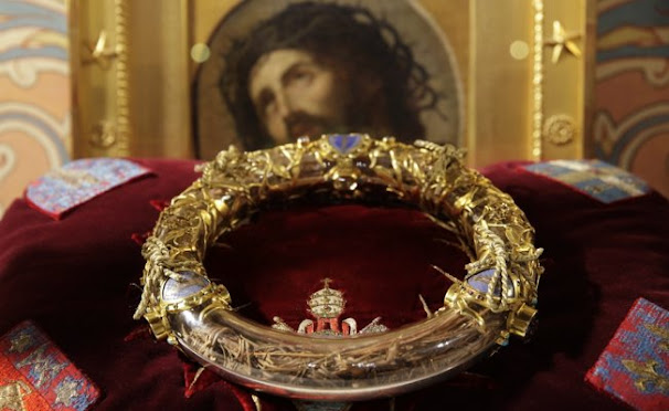 Relicario de la Corona de espinas, conservado en Notre Dame de Paris.